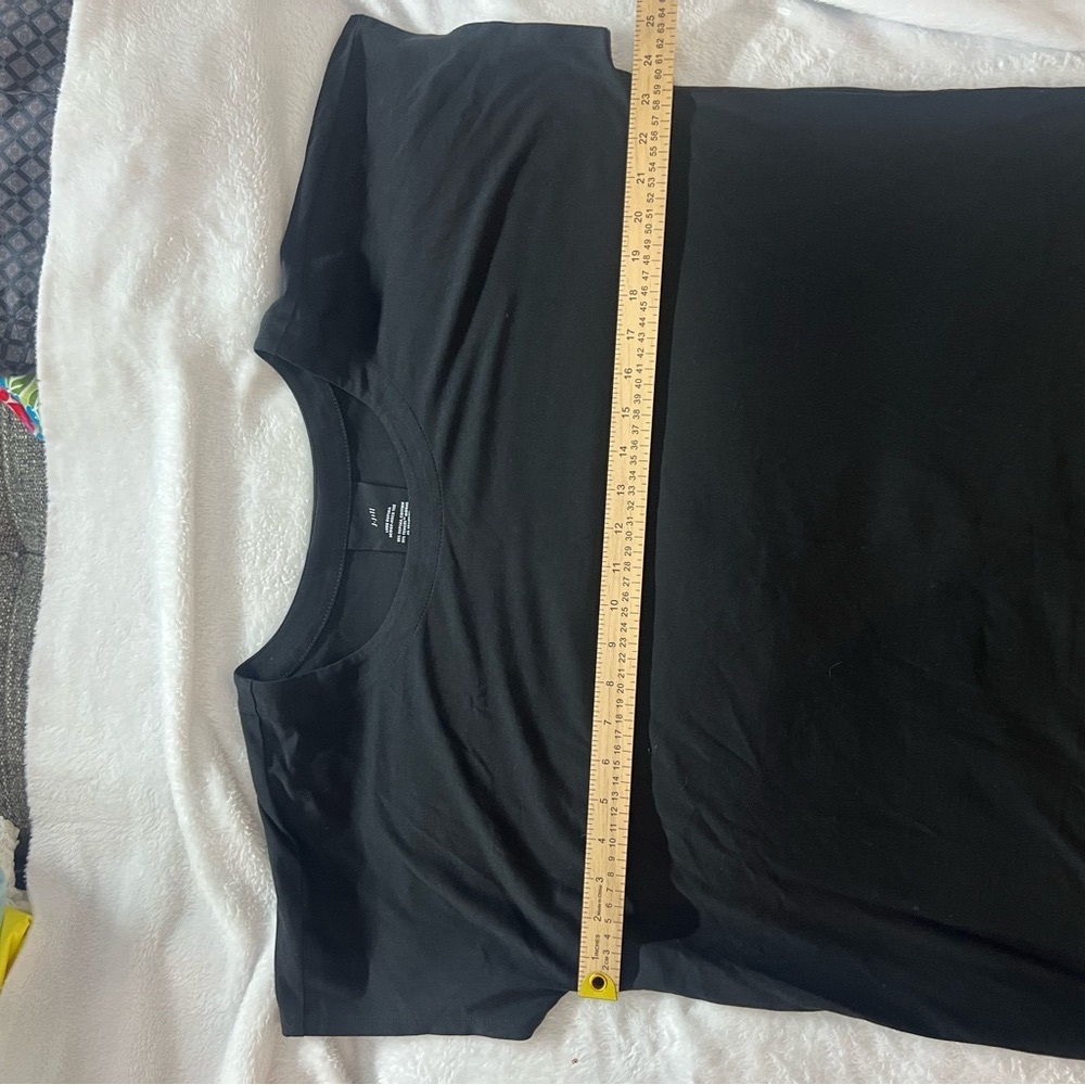 J. Jill Black Scoop-Neck Tee
